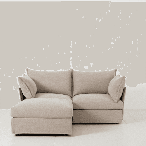 Image showing the Model 06 Linen Sofa with Chaise product.
