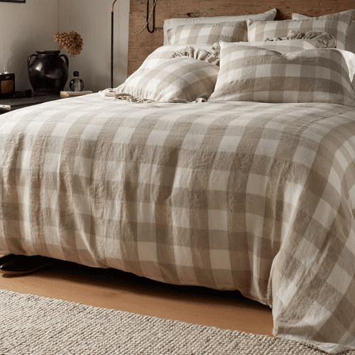 Image showing the Gracie Gingham Duvet Cover product.