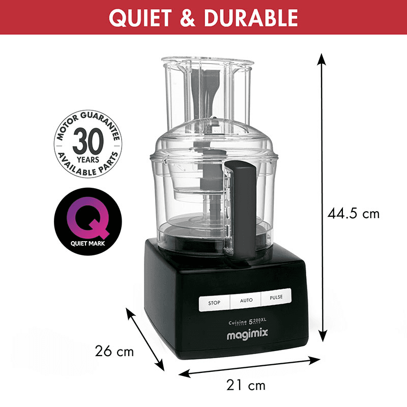 5200 XL Food processor - 18584, Black
