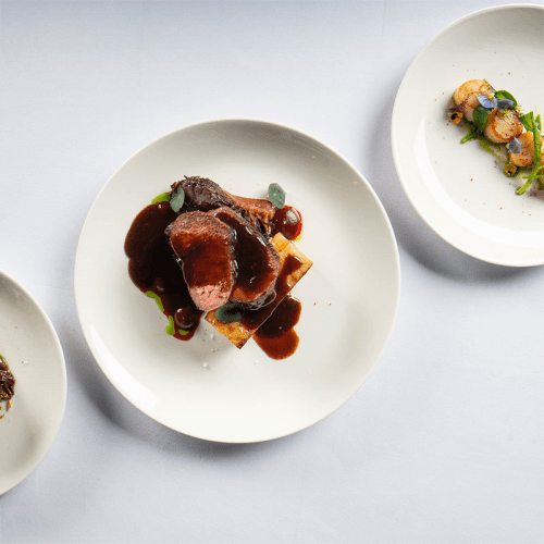 Image showing the Orientix Set of 6 Dinner Plates, White product.