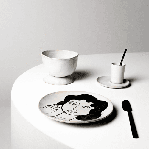 Image showing the La Mère High Bowl, Off White product.