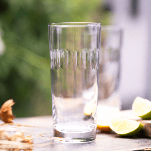 Image showing the Lens Set of 4 Highball Glasses, Clear product.