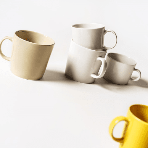 Image showing the Teema New mug, White product.