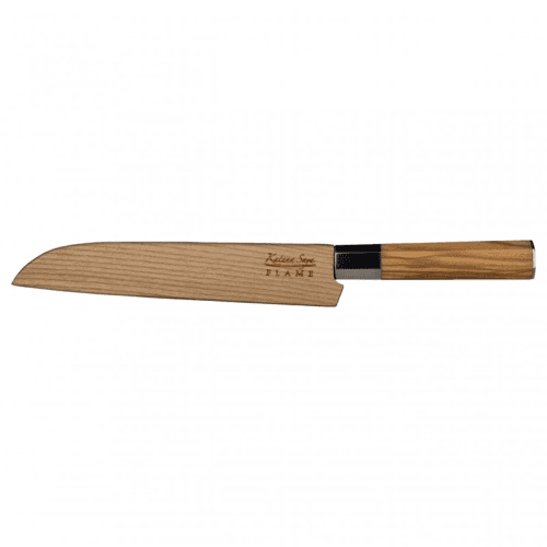 Image showing the Flame Bread Knife, Olive Wood product.