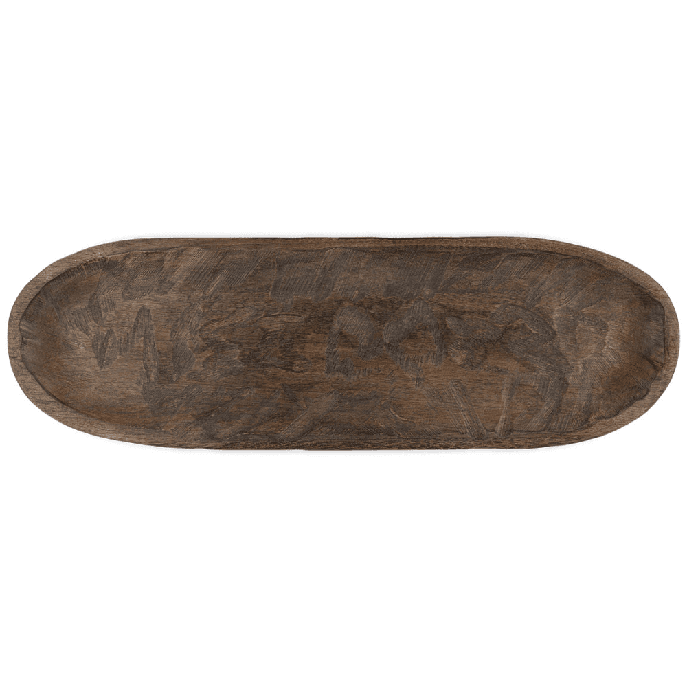 Nyati Serving Platter, Dark Brown