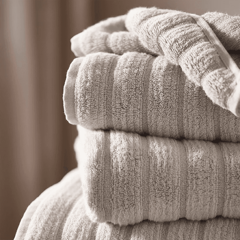Rib Hydrocotton Hand Towel, Oatmeal