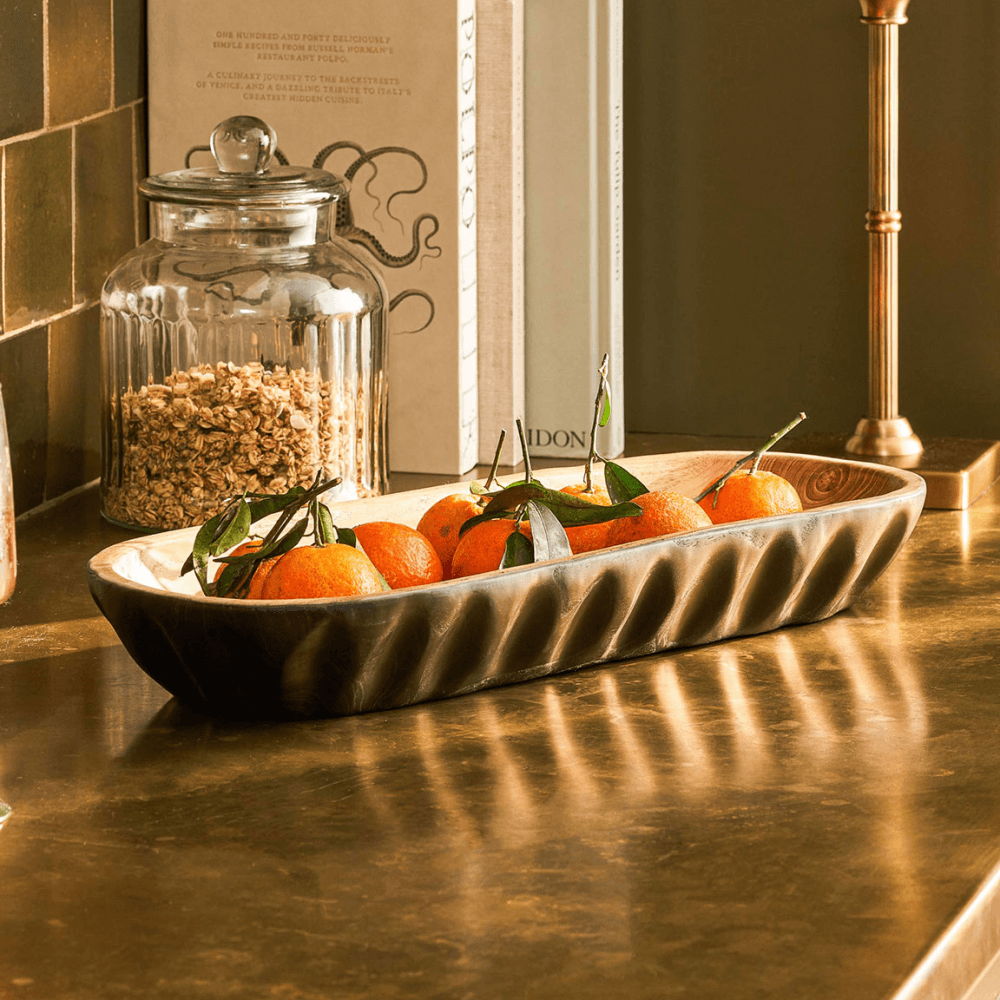 Tilsley Bowl, Black & Natural