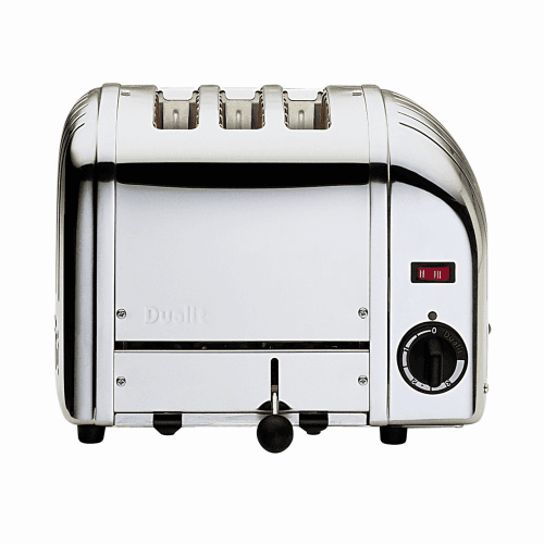 Image showing the Classic Vario 3 Slot Toaster, Polished Stainless Steel product.