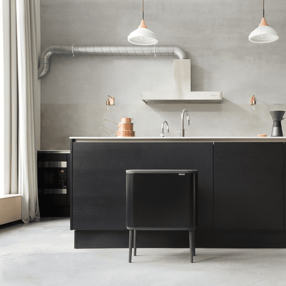 Bo Touch Bin, Matt Black