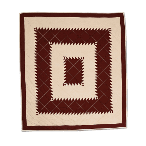 Image showing the Maurier Quilt, Burgundy product.