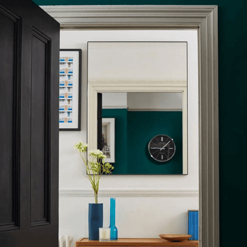 Image showing the Fine Edge Rectangular Mirror, Gold product.