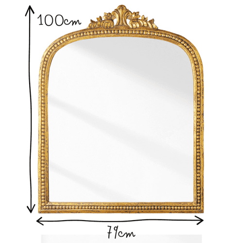 Image showing the Franco Mirror, Gold product.