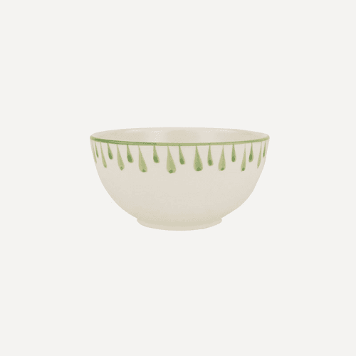 Image showing the Elouise Set of 6 Cereal Bowls, Green product.