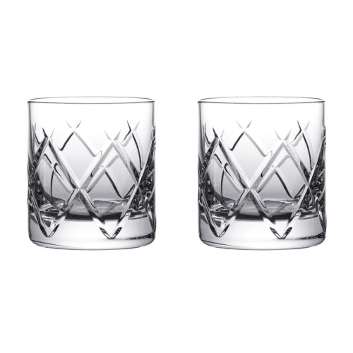 Image showing the Connoisseur Olann Set of 2 Straight Tumblers, Clear product.