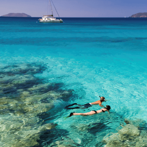Image showing the Boat and snorkeling trip for two product.