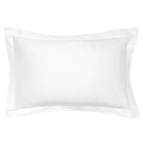 Image showing the 600TC Oxford Pillowcase, White product.