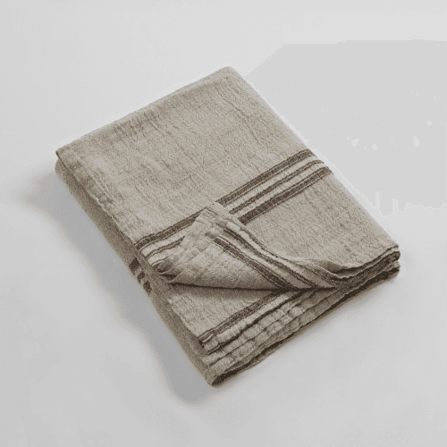 Image showing the Elijah Linen Throw, Natural product.