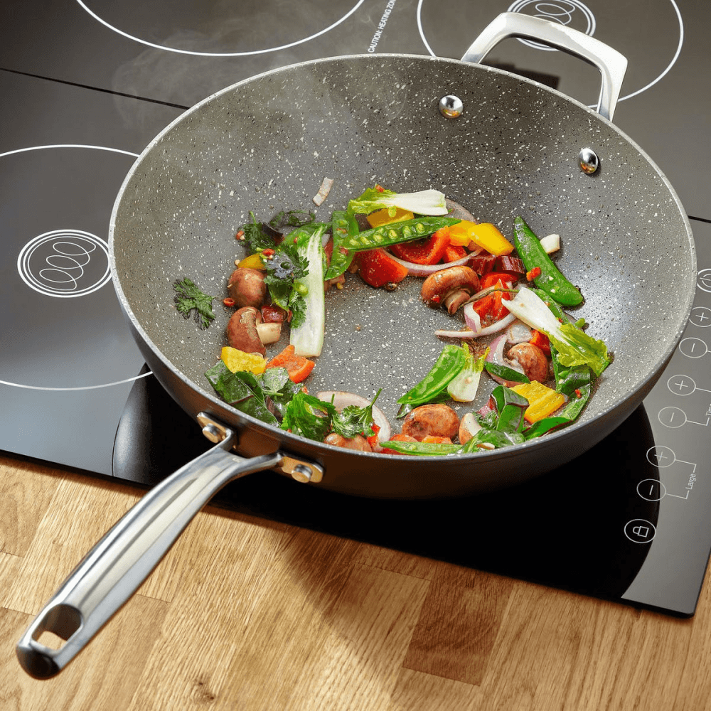 Rocktanium Non-Stick Wok, Aluminium