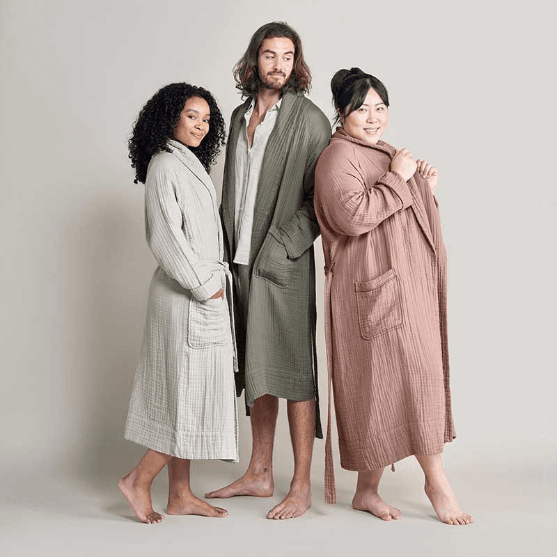 The Dream Cotton Robe, Clay