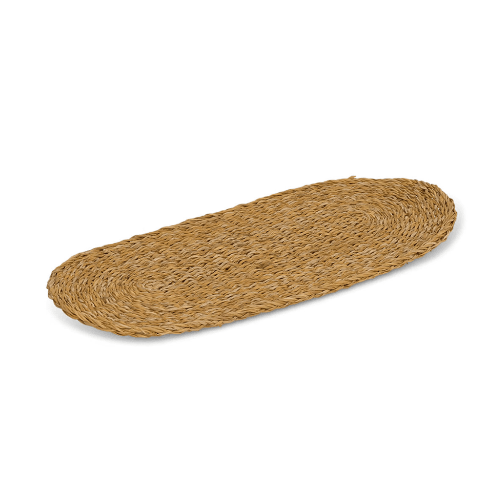 Brading Pet Bowl Mat, Natural
