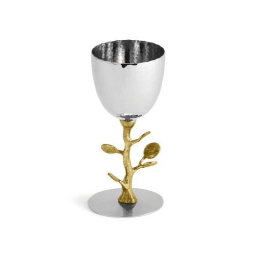 Image showing the Botanical Leaf Celebration Cup, Nickeplate product.