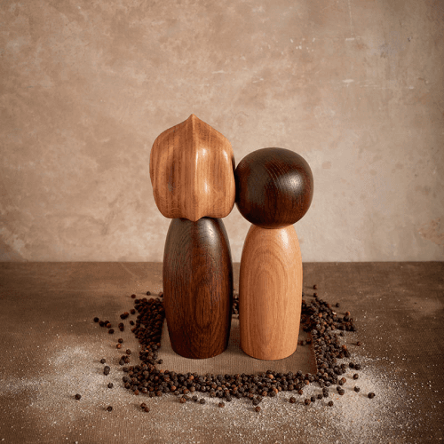 Image showing the Picanto Salt & Pepper Mills, Oak product.