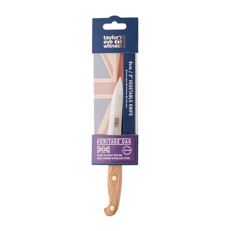 Heritage Oak Vegetable Knife