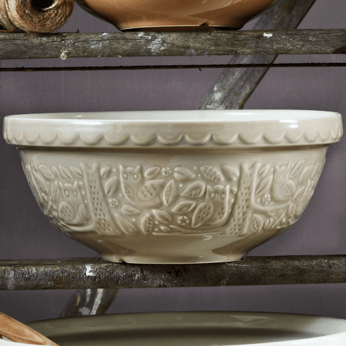 Image showing the In The Forest Owl Mixing bowl, stone product.