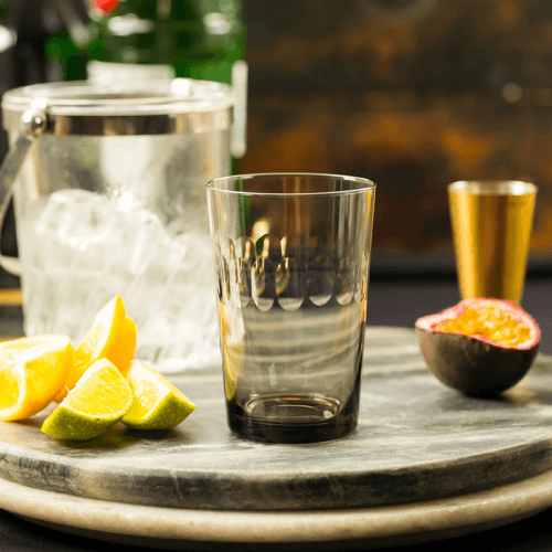 Image showing the Lens Set of 4 Tumblers, Smoky product.