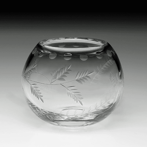 Image showing the Fern Rose Bowl, Clear product.