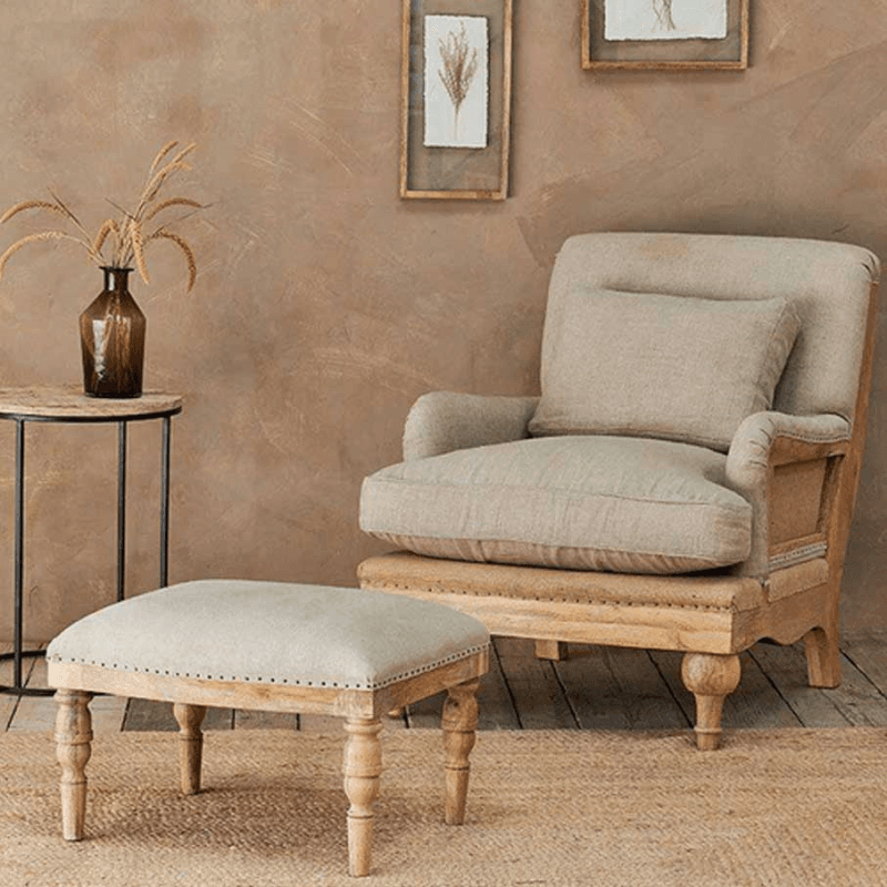 Abe Linen Armchair