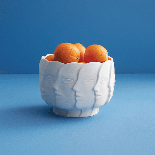 Image showing the Dorma Maar Radial Bowl, White product.