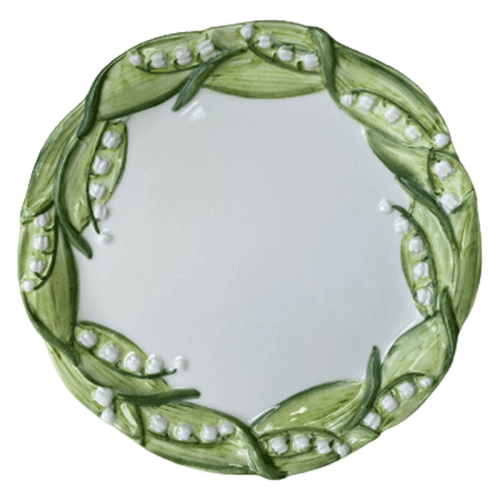 Image showing the Lily Of The Valley Salad Plate, Green product.