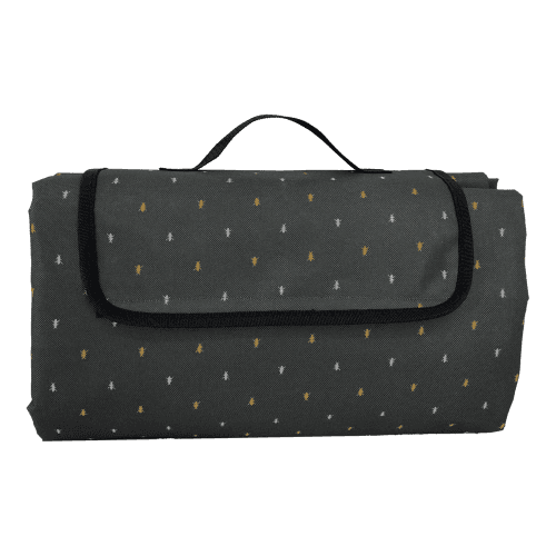 Image showing the Nature Picnic Blanket, Black product.