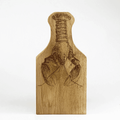 Image showing the Lobster Oak Serving Board, 30 x 15cm product.