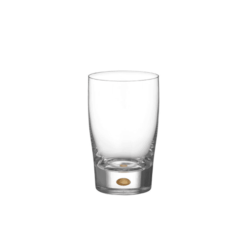 Image showing the Intermezzo Gold Set of 2 Tumblers, Clear & Gold product.