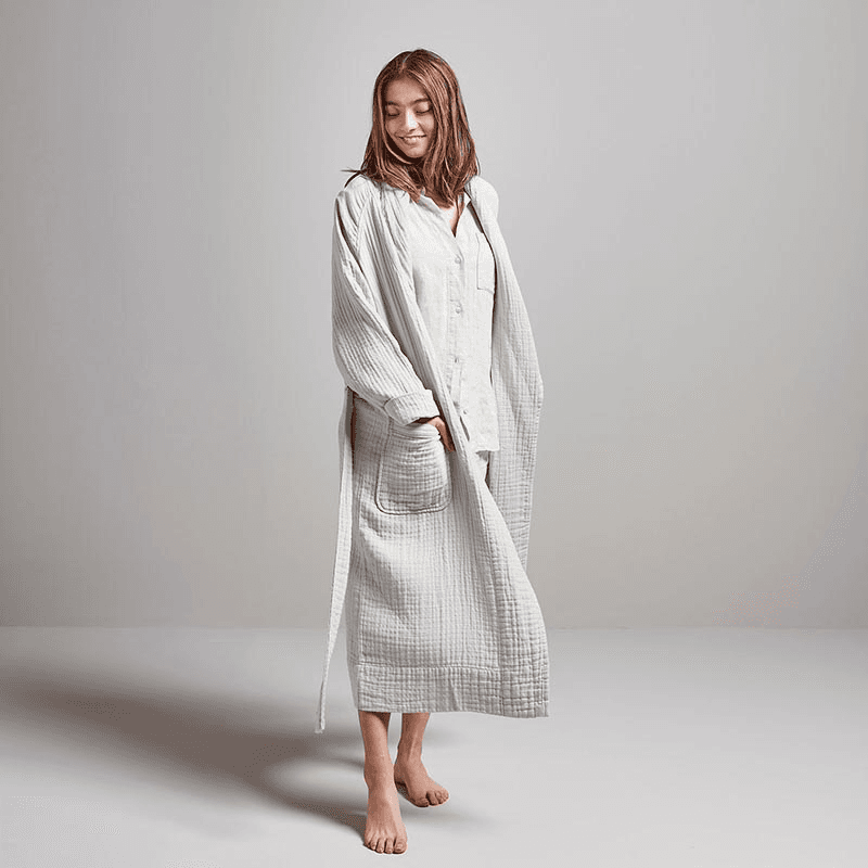 The Dream Cotton Robe, Clay