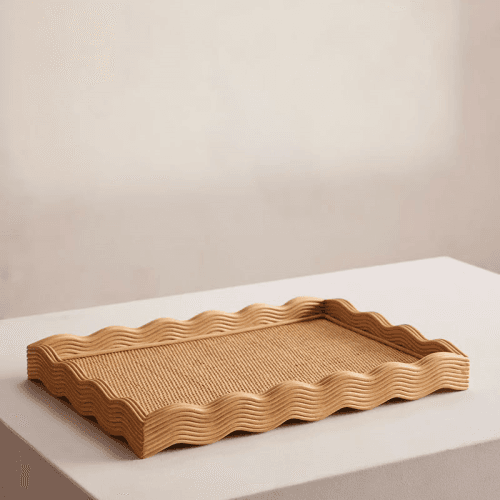 Image showing the Pangbourne Tray, Rattan product.