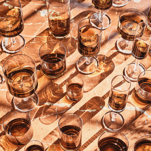 Image showing the Zuma Champagne Coupe, Amber product.