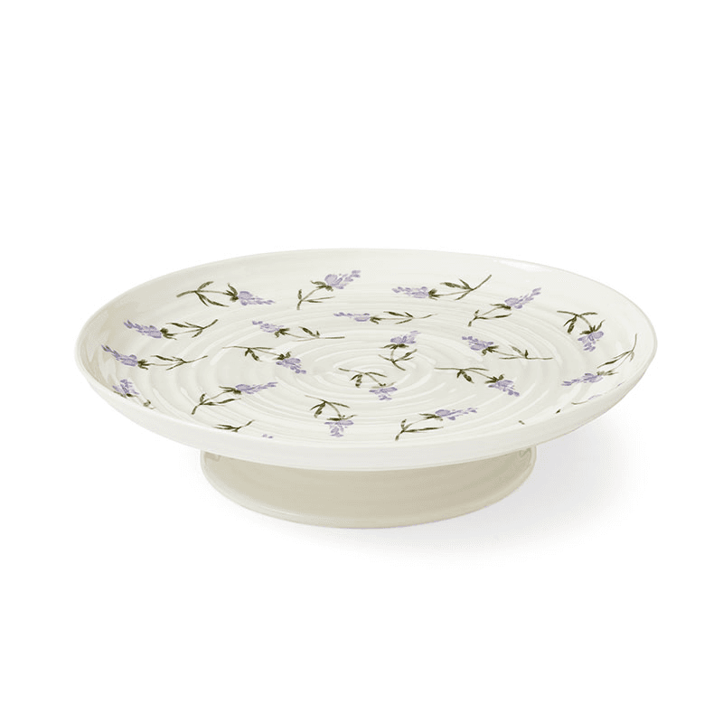 Lavendula Footed Cake Plate, Multi