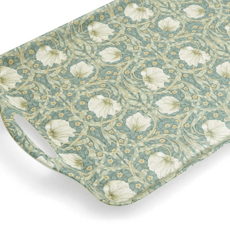 Morris & Co Pimpernel Privat Large Handled Tray, Green