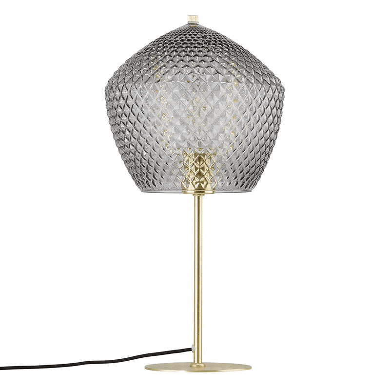 Orbiform Table Lamp, Smoke