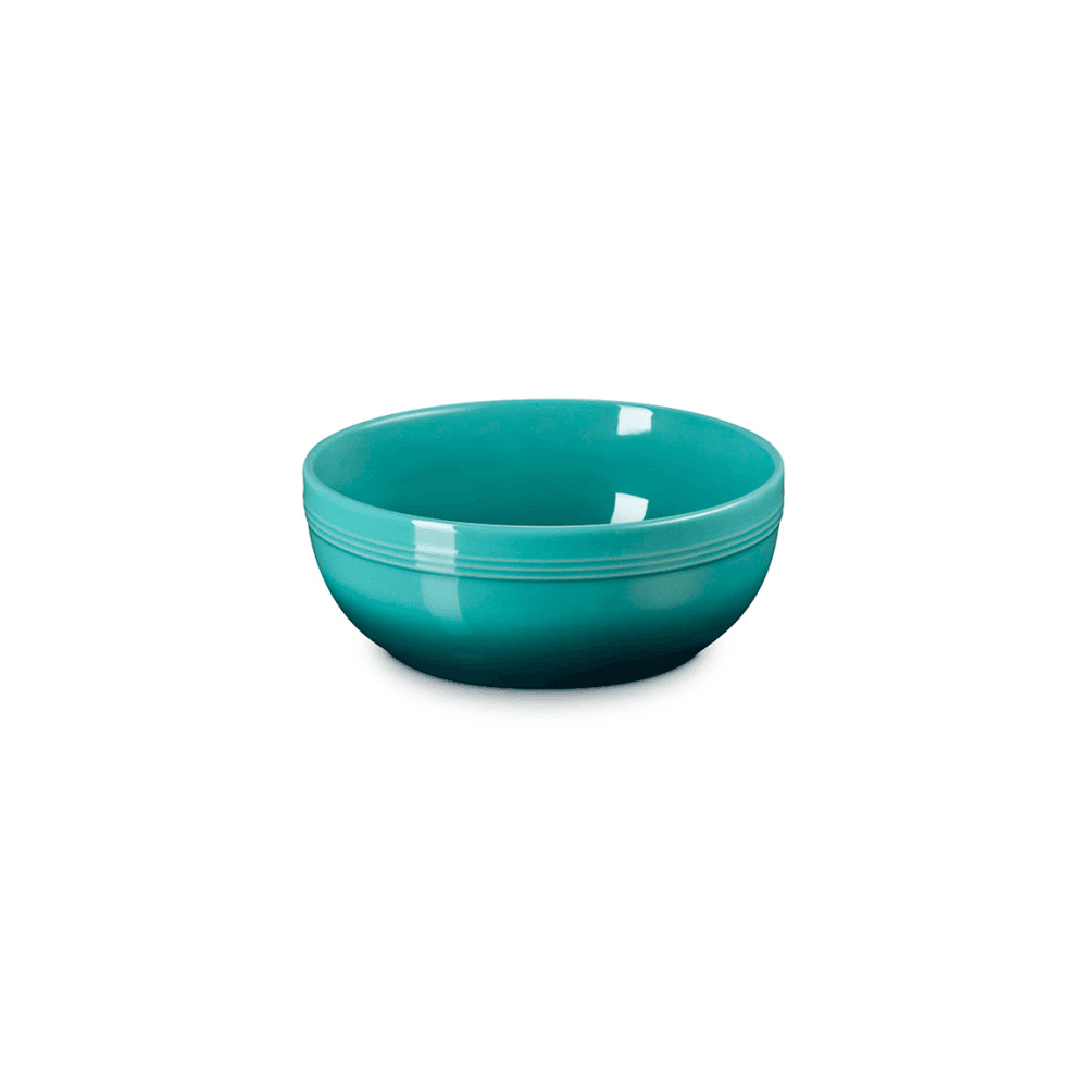 Stoneware Coupe Serving Bowl, Bleu Riviera