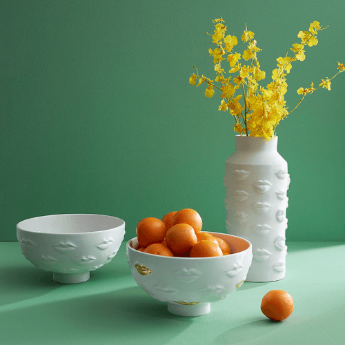 Image showing the Gala Lips Bowl, White product.
