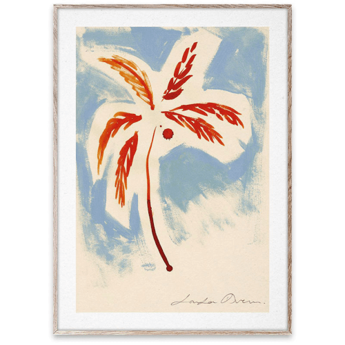 Image showing the Stormy Palm Art Print product.