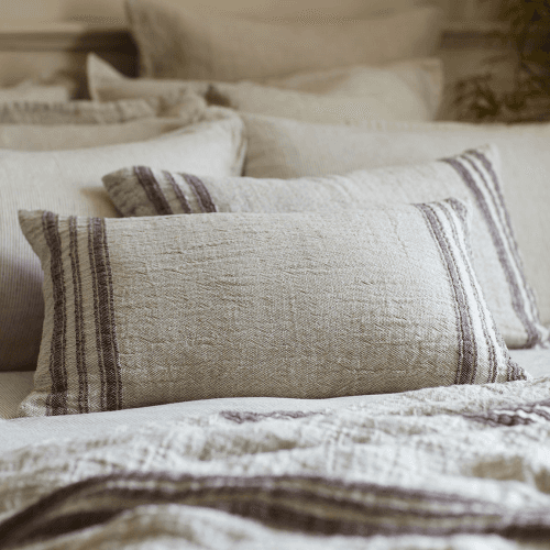 Image showing the Elijah Linen Cushion Cover, Natural product.