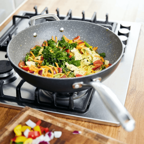 Image showing the Rocktanium Non-Stick Wok, Aluminium product.