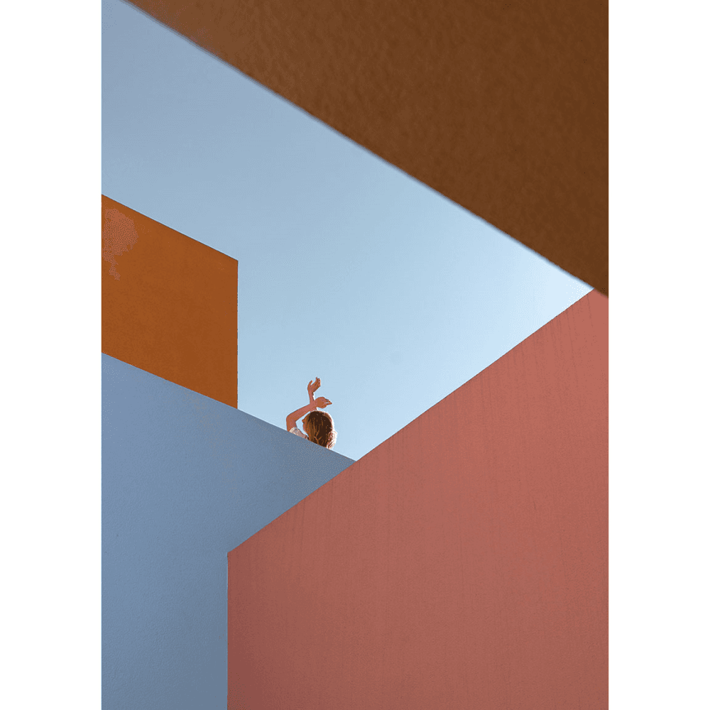 Angular Afternoon Print
