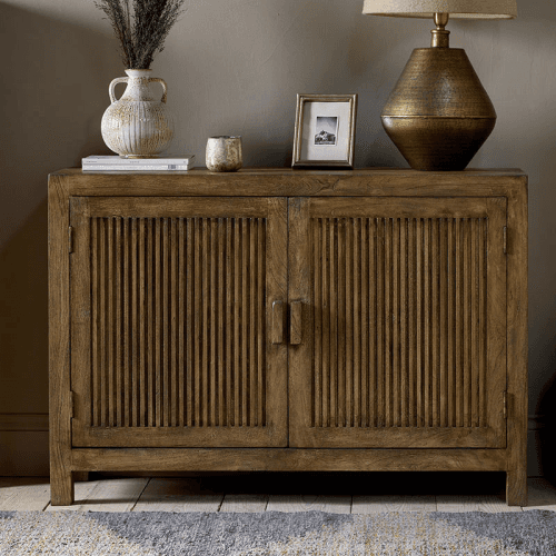 Image showing the Yasha Mango Wood Sideboard, Natural product.